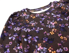 Name It chocolate plum blomstret top